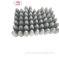 Precision casting point steel cone for seamless pipe